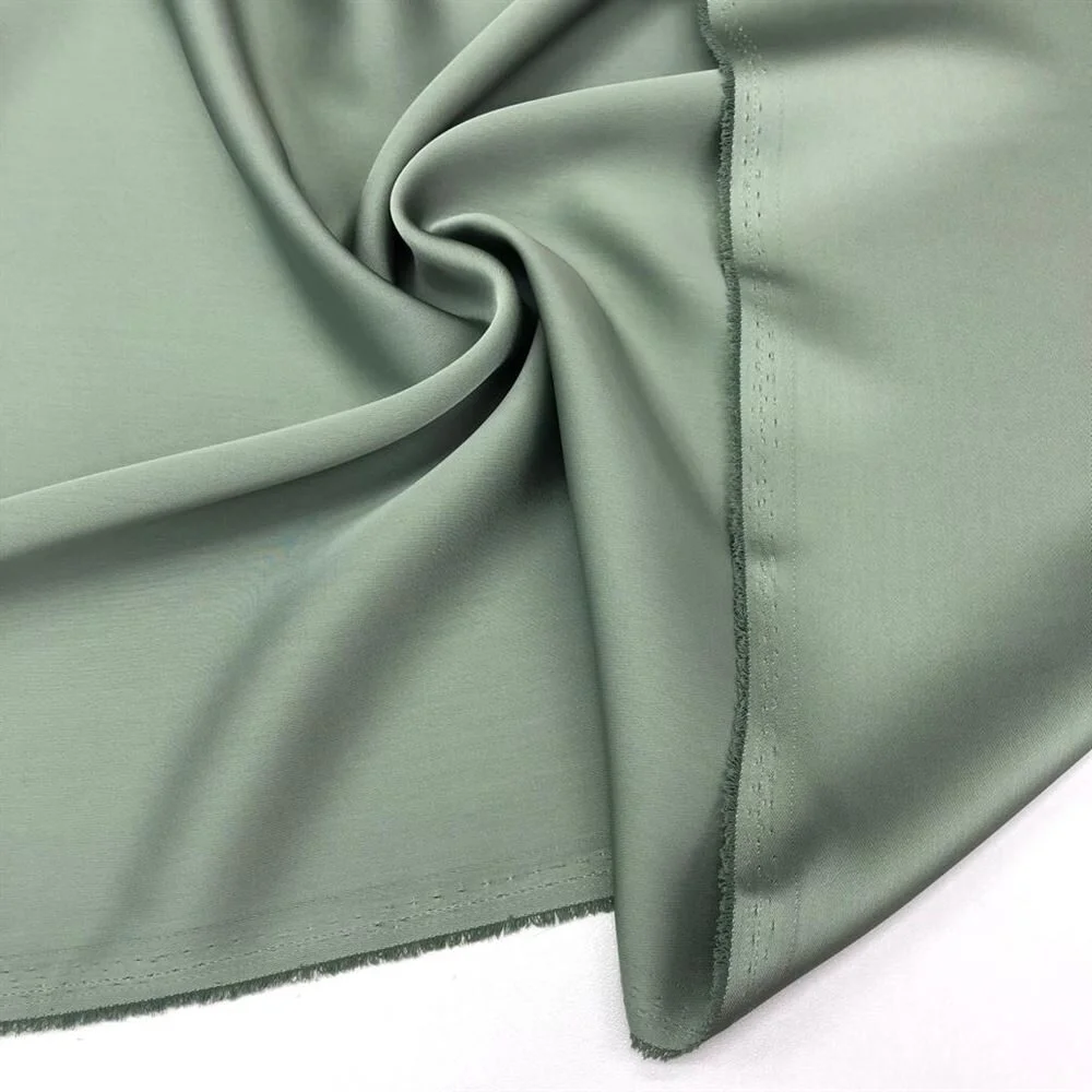 İtalyan Saten Kumaş Çağla Yeşili