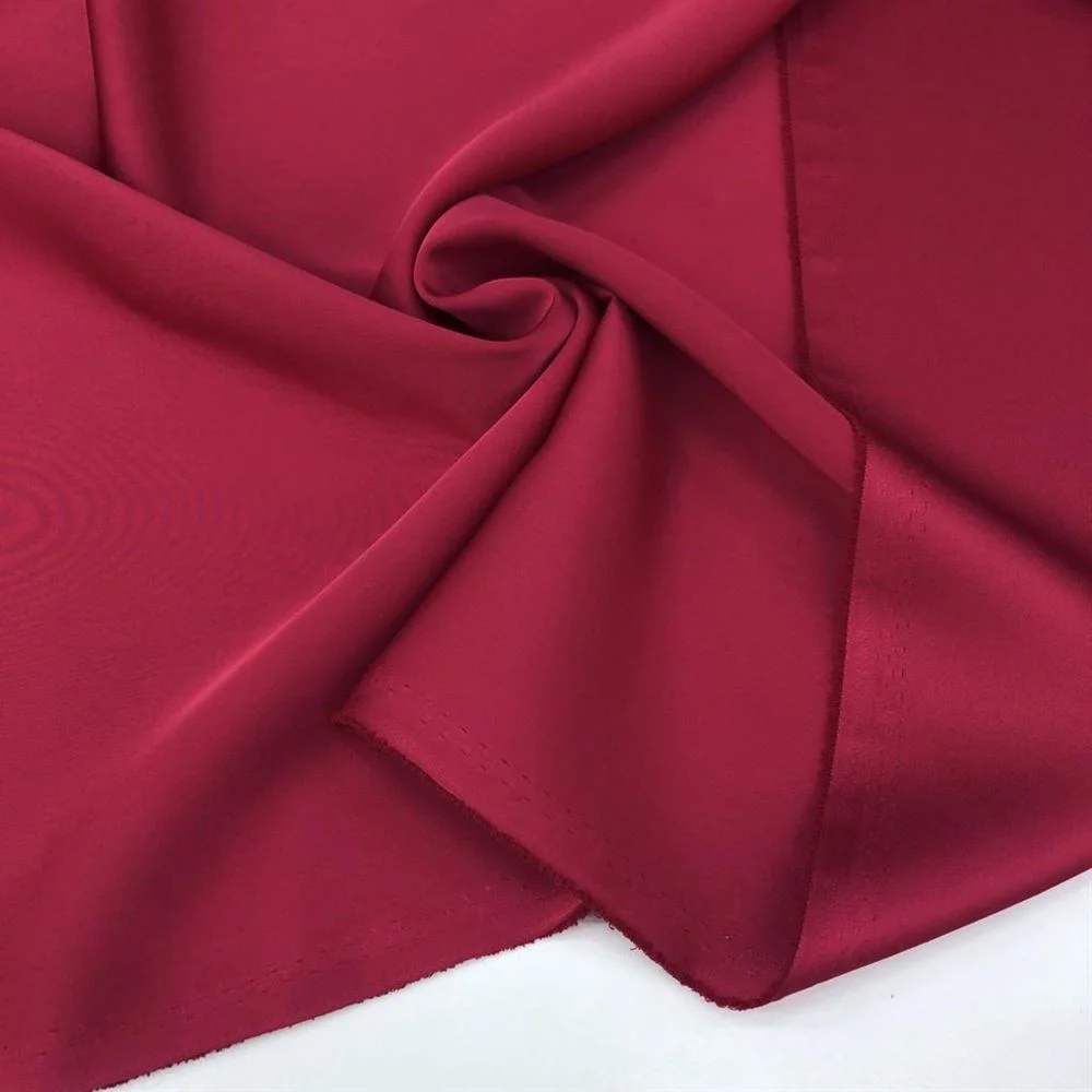 İtalyan Saten Kumaş Kırmızı