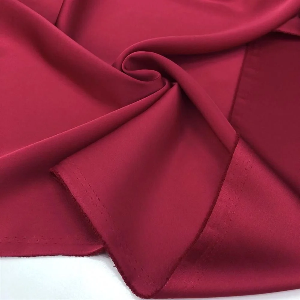 İtalyan Saten Kumaş Kırmızı