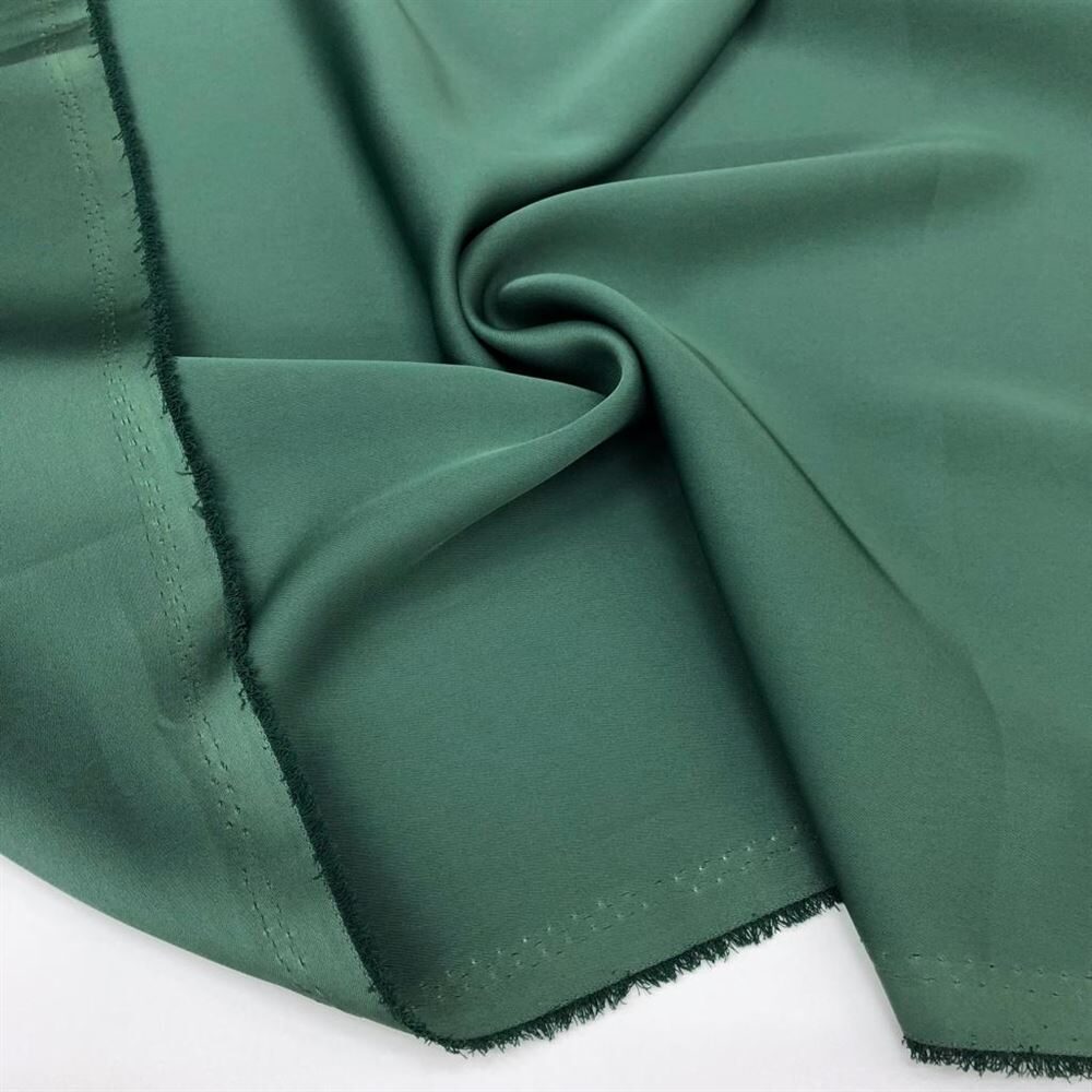 İtalyan Saten Kumaş Koyu Çağla Yeşili