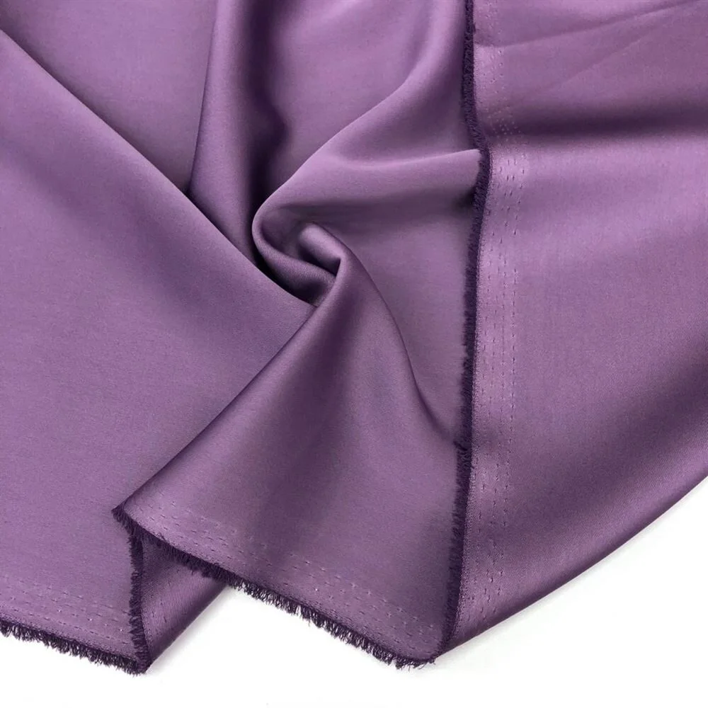 İtalyan Saten Kumaş Koyu Gül Kurusu