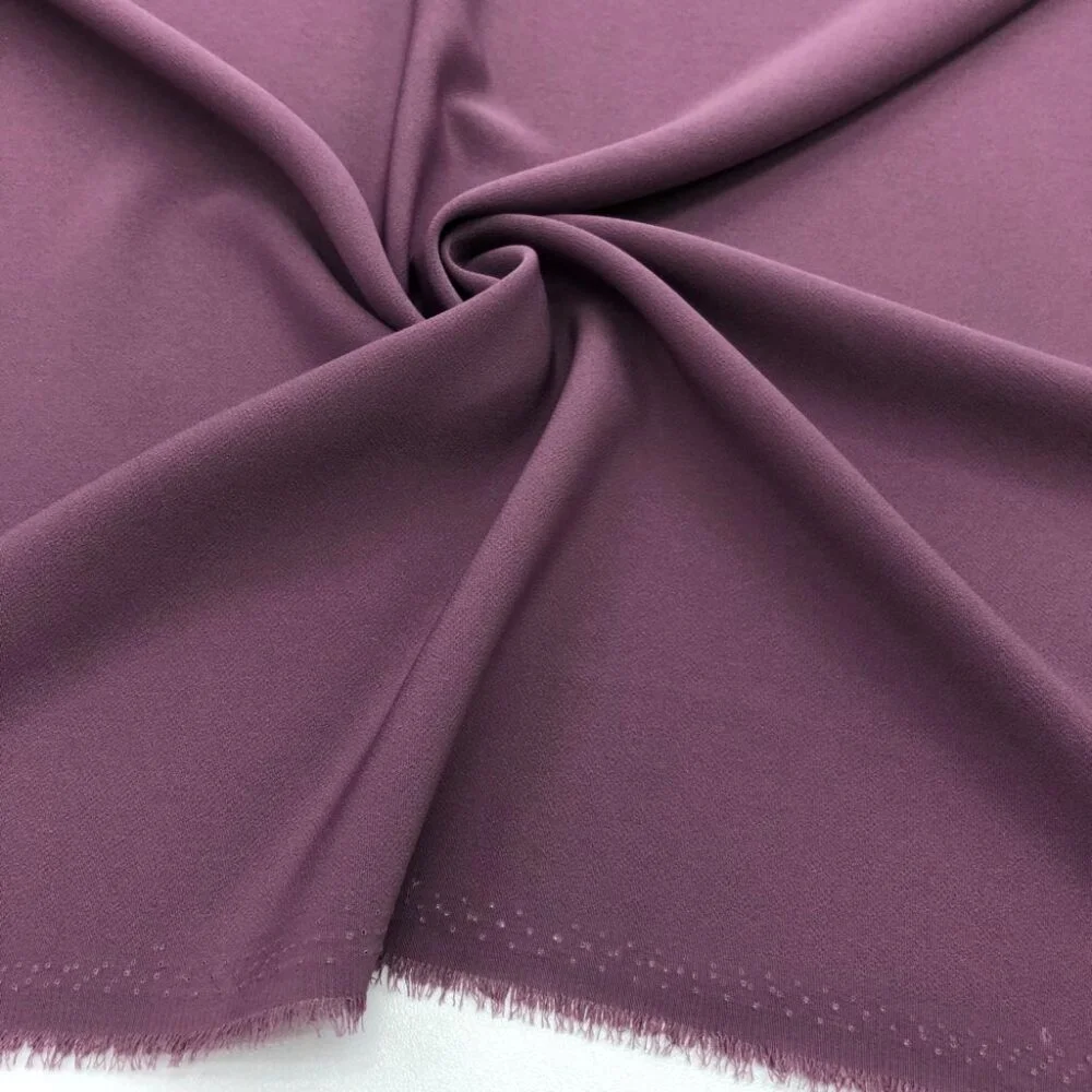 Kristal Krep Kumaş Açık Gül Kurusu