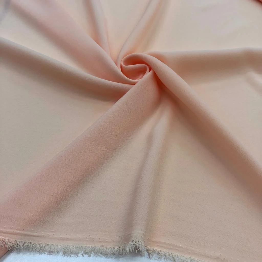 Kristal Krep Kumaş Açık Kavuniçi