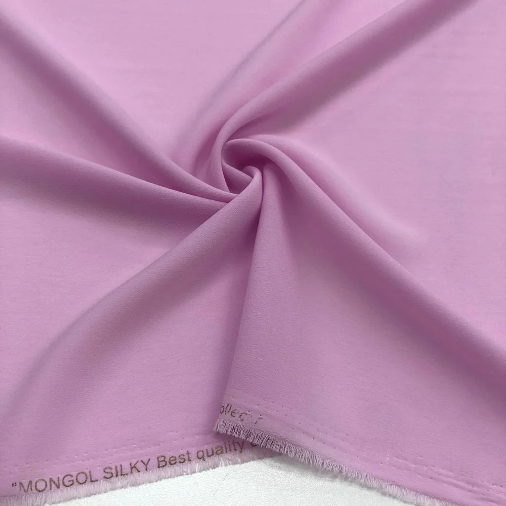 Kristal Krep Kumaş Bebe Pembesi