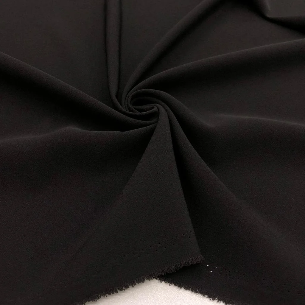 Kristal Krep Kumaş Siyah