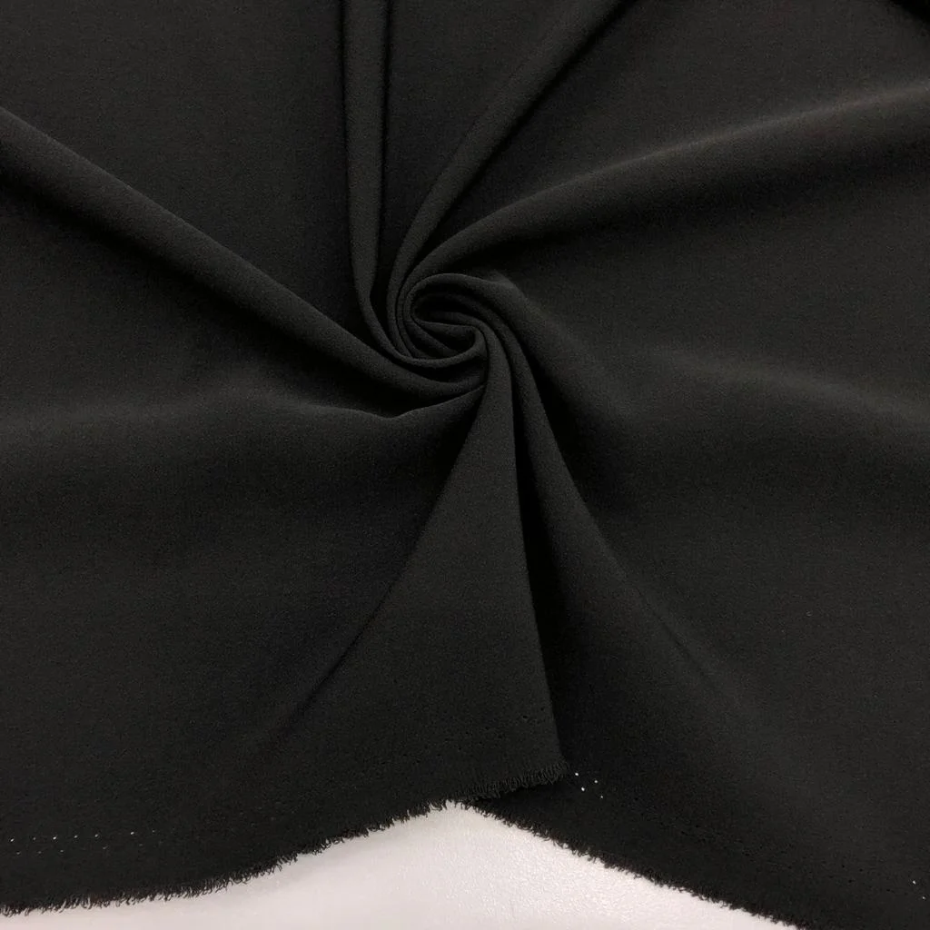 Kristal Krep Kumaş Siyah