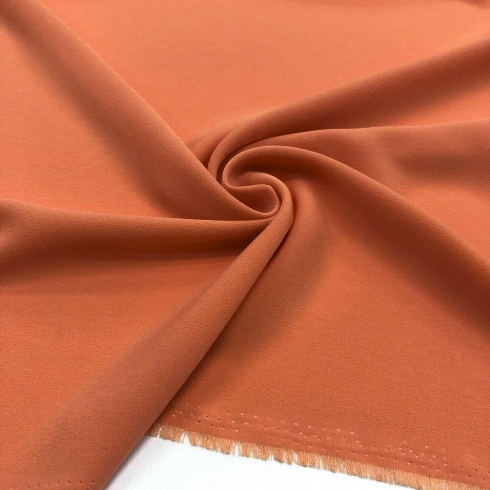 Kristal Krep Kumaş Turuncu