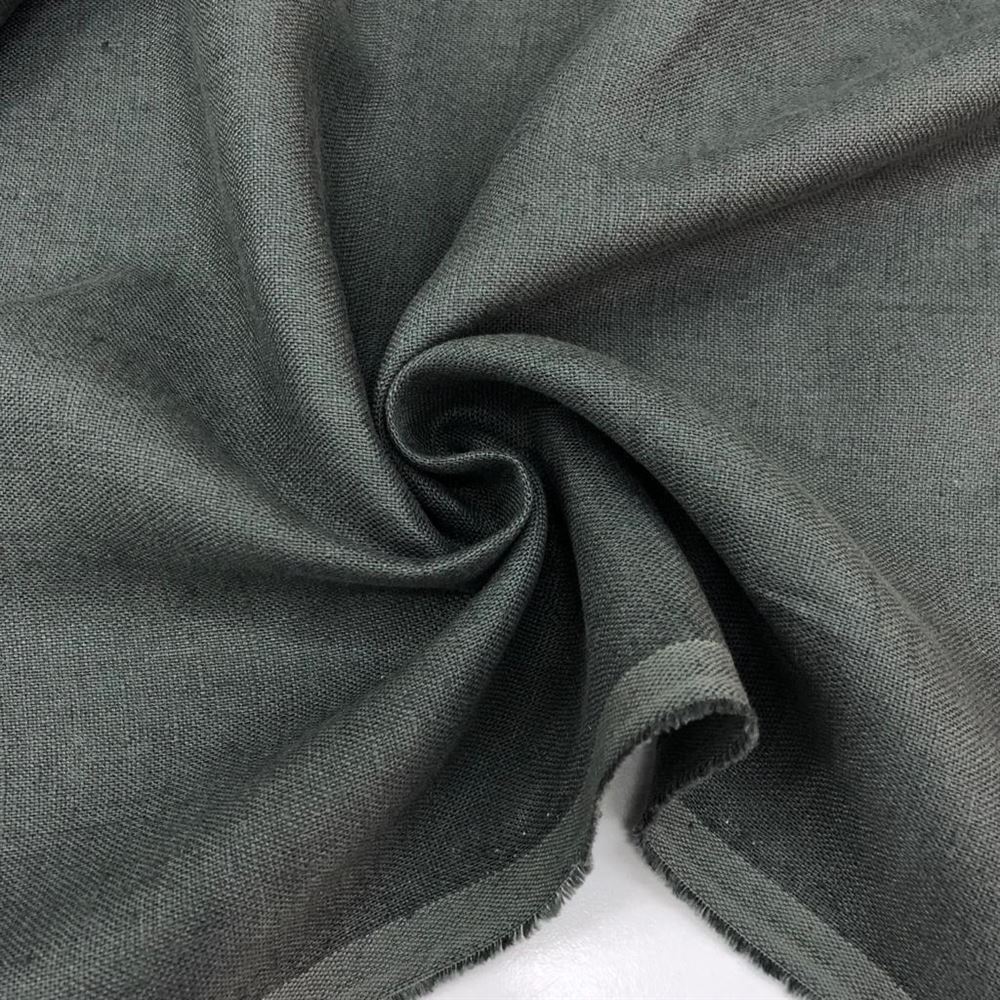 Ham Keten Kumaş Yeşil Ham Keten Kumaş Yeşil