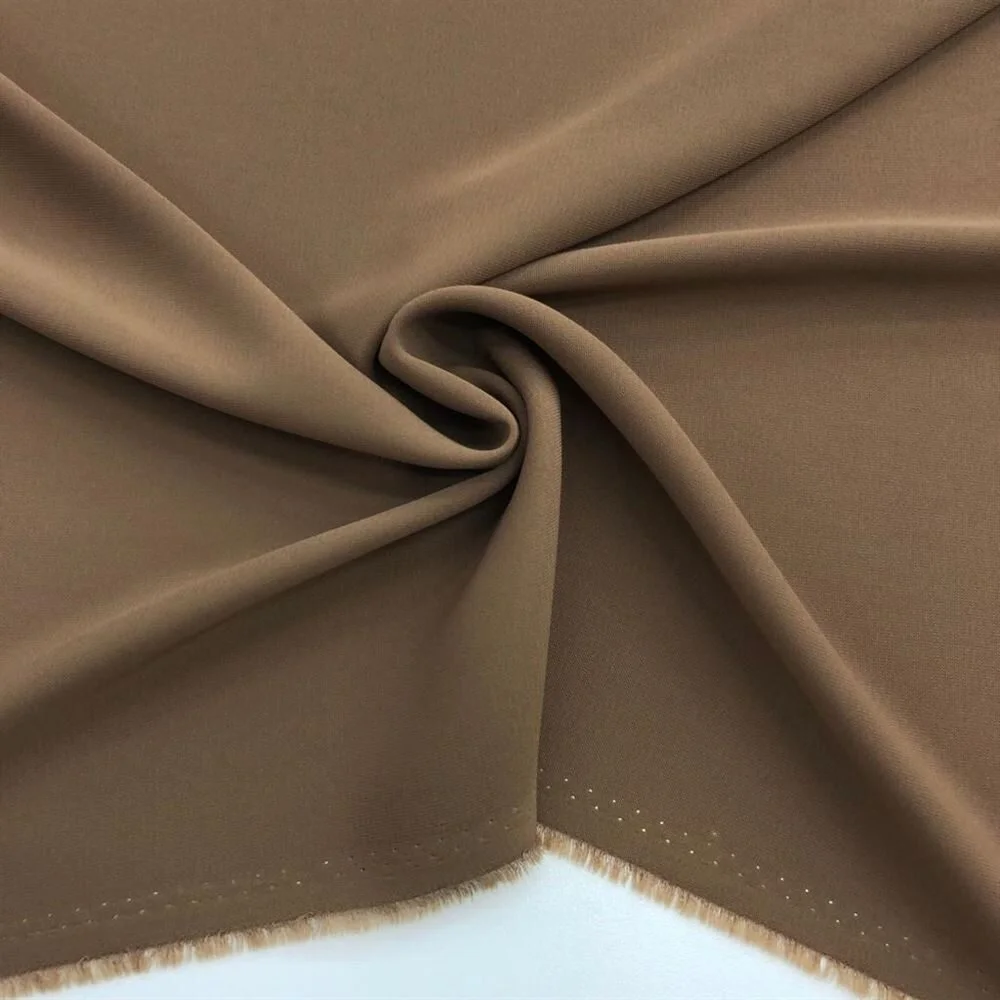 Medine İpeği Kumaş Koyu Sütlü Kahverengi