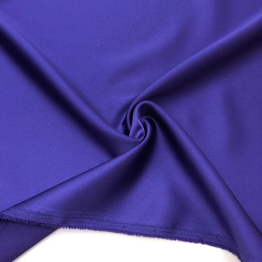 Asetat Saten Kumaş Morcivert