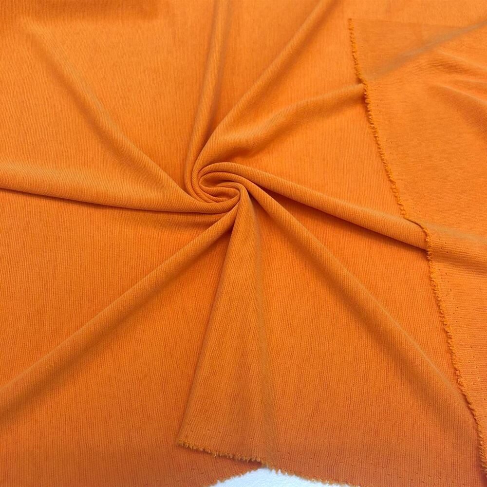 Taşlanmış Penye Kumaş Orange