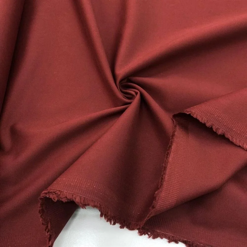 Trençkot Kalın Kanvas Kumaş Kiremit