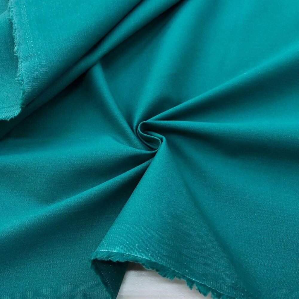 Trençkot Kalın Kanvas Kumaş Petrol Yeşili