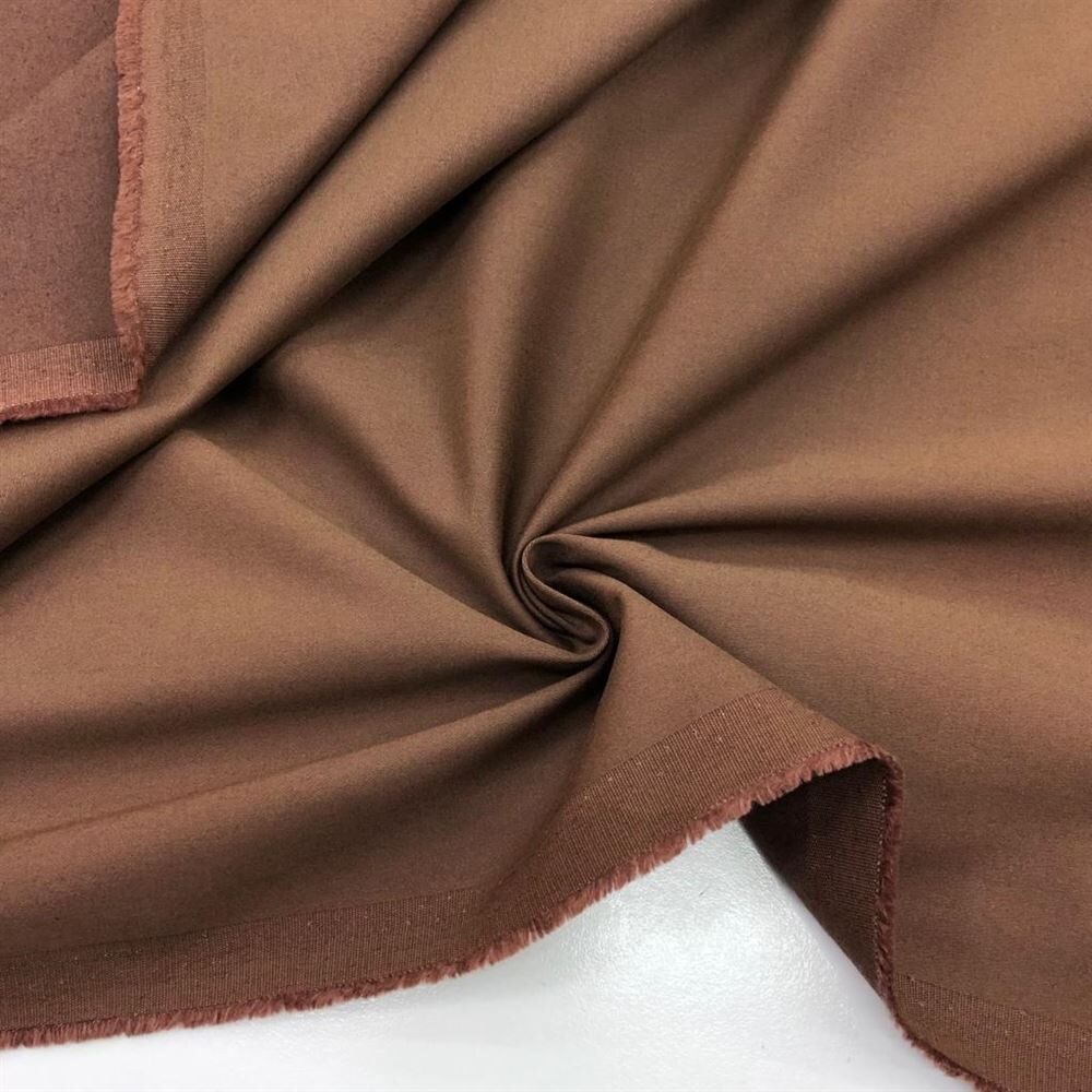 Trençkot Kalın Kanvas Kumaş Tarçın