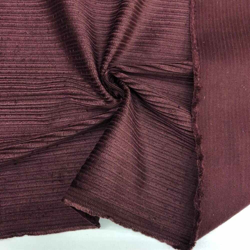 Kendinden Desenli Cotton Kadife Kumaş Lacivert