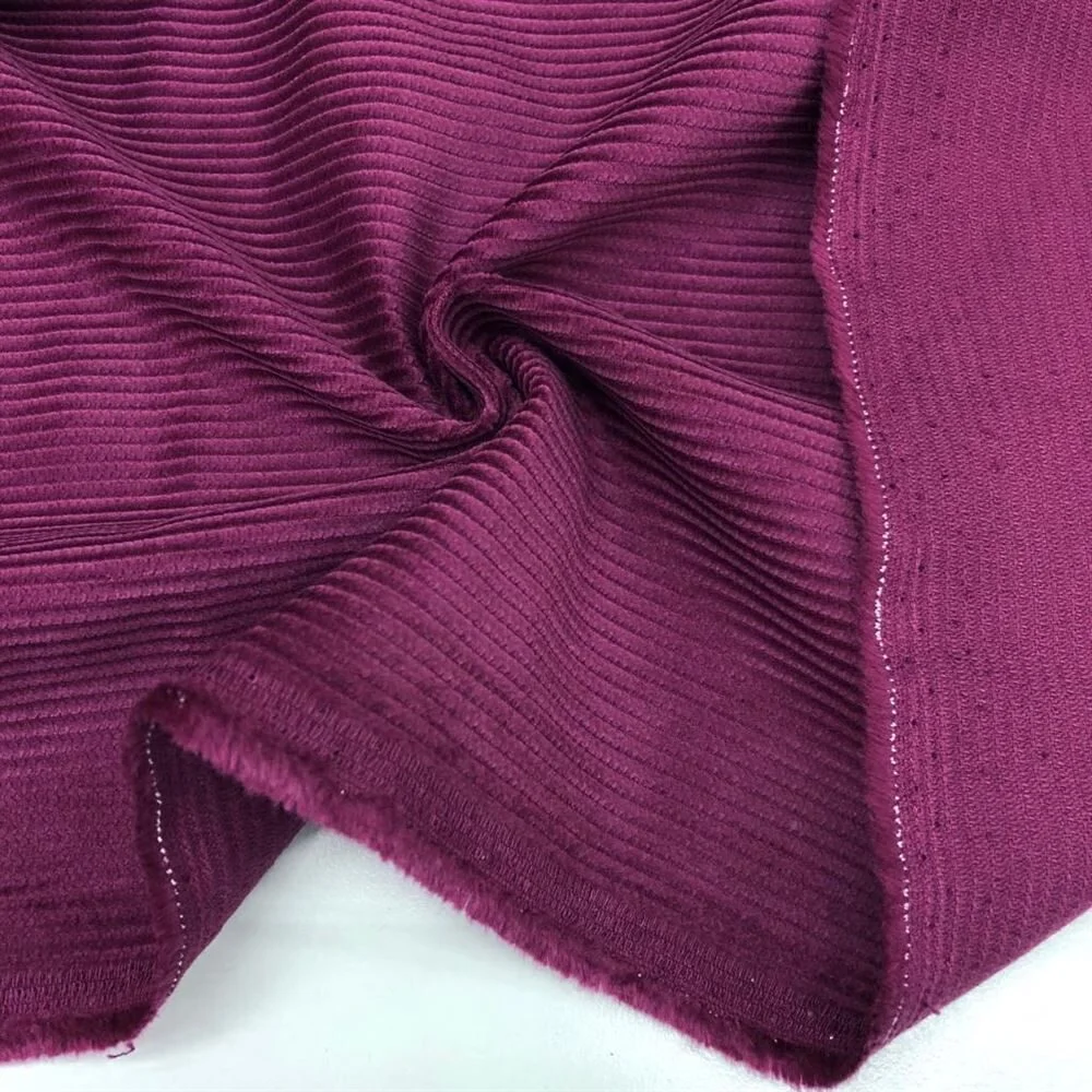 Fitilli Kadife Kumaş Fuşya