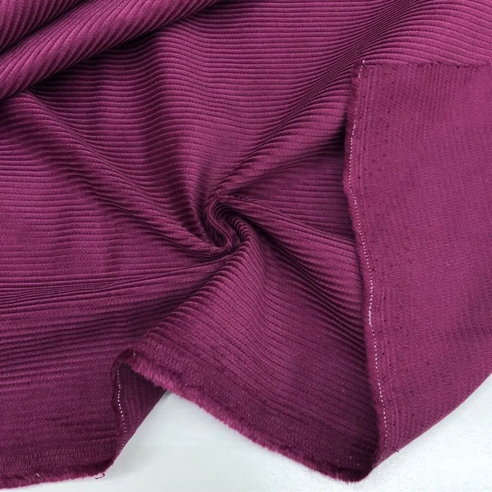 Fitilli Kadife Kumaş Fuşya