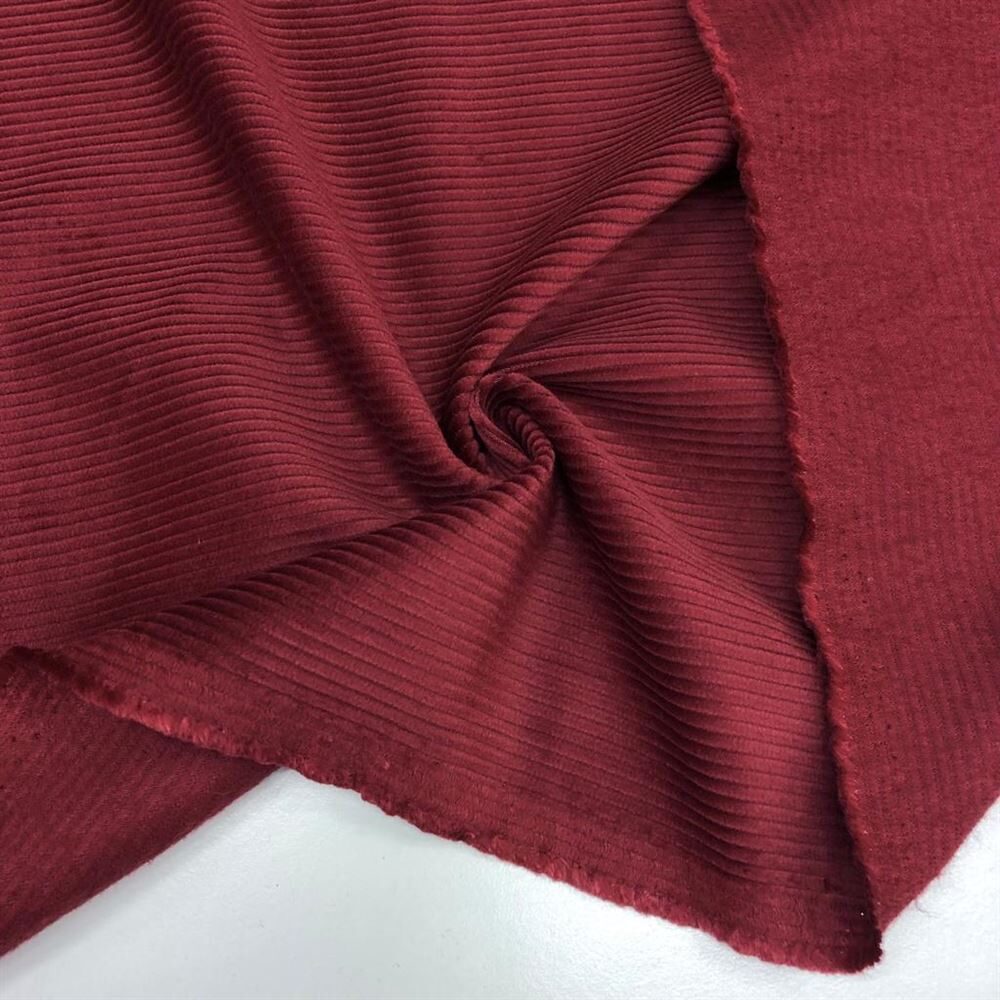 Kendinden Desenli Cotton Kadife Kumaş Lacivert