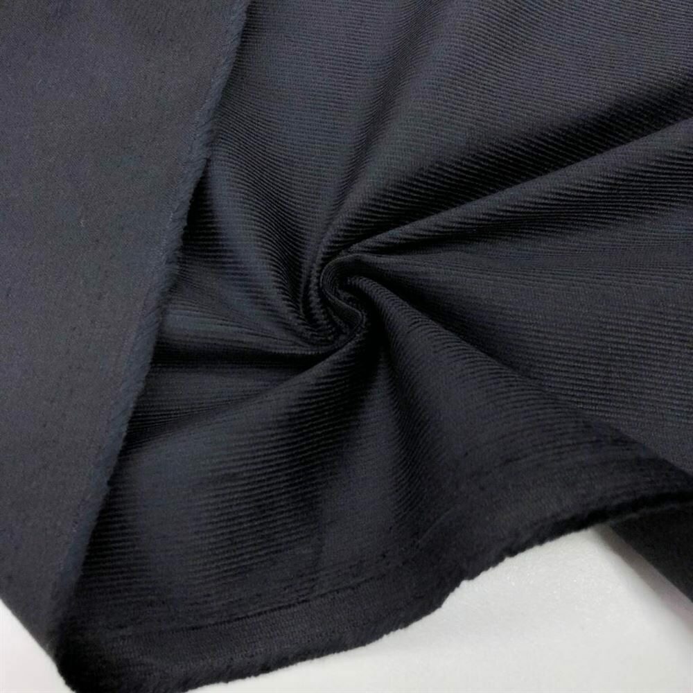 Fitilli Kadife Kumaş Koyu Lacivert