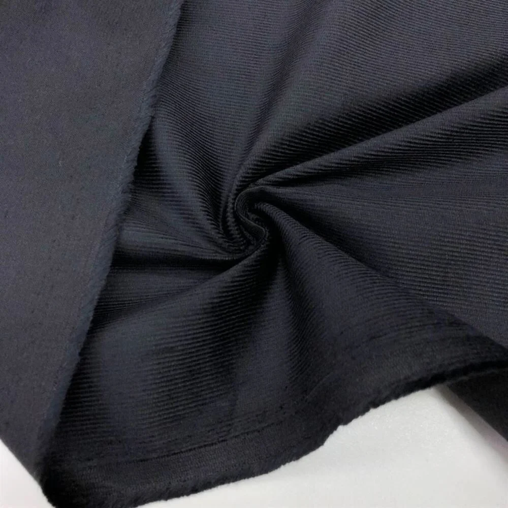 Fitilli Kadife Kumaş Koyu Lacivert