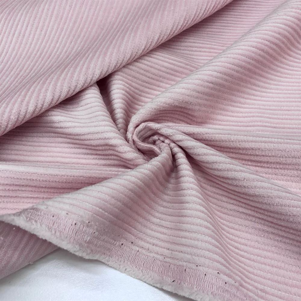 Kadife Fitilli Kumaş Açık Pembe Kadife Fitilli Kumaş Açık Pembe