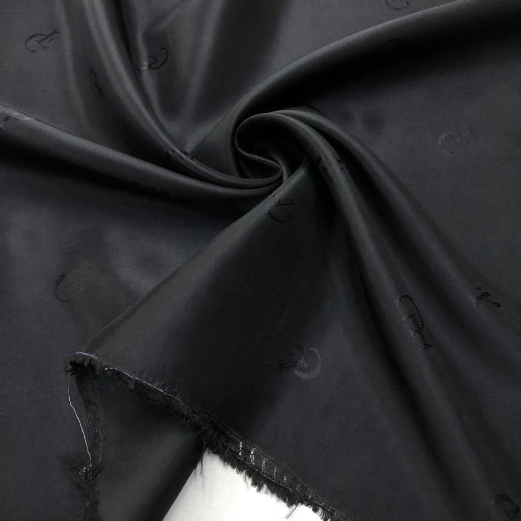 Desenli İpek Astar Kumaş