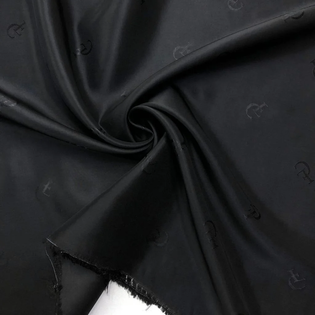 Desenli İpek Astar Kumaş