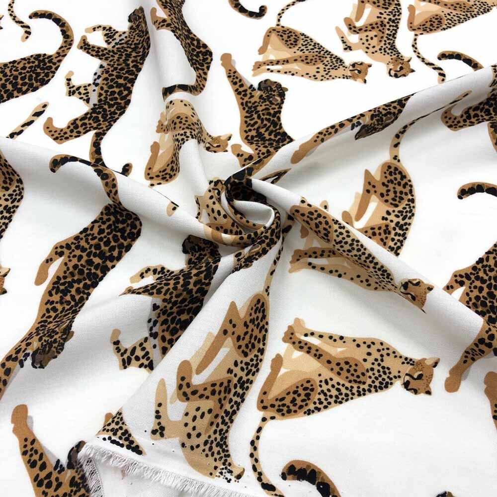 Desenli Viskon Kumaş