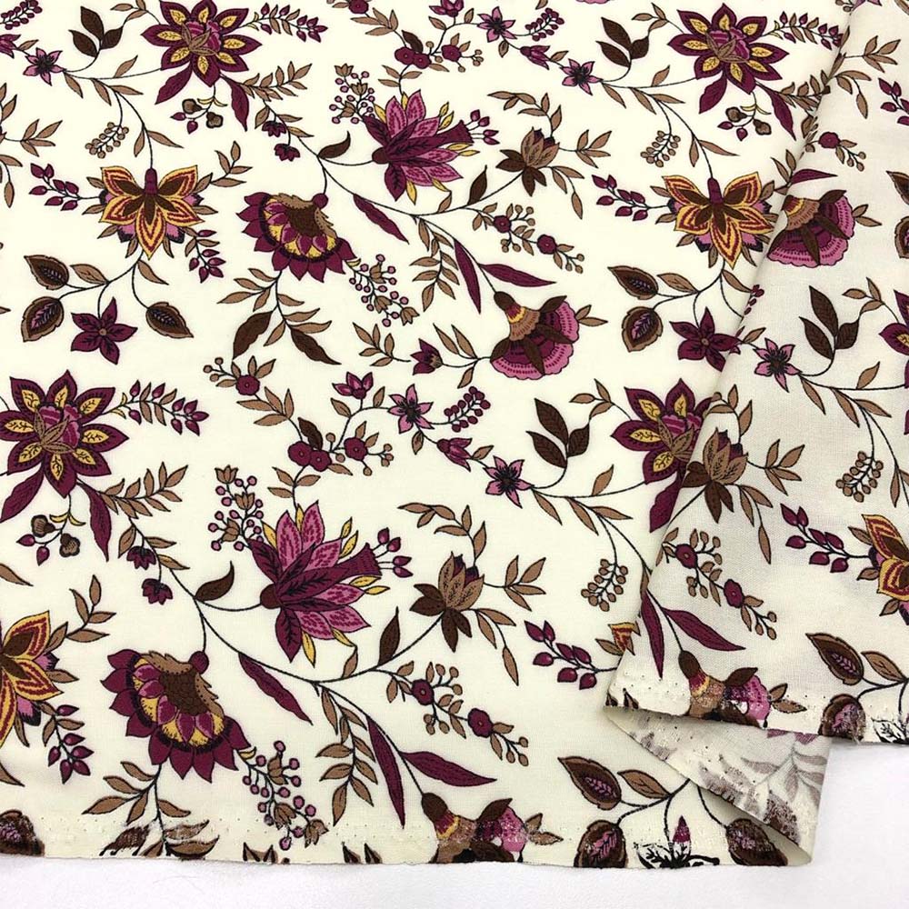 Desenli Viskon Kumaş Desenli Viskon Kumaş