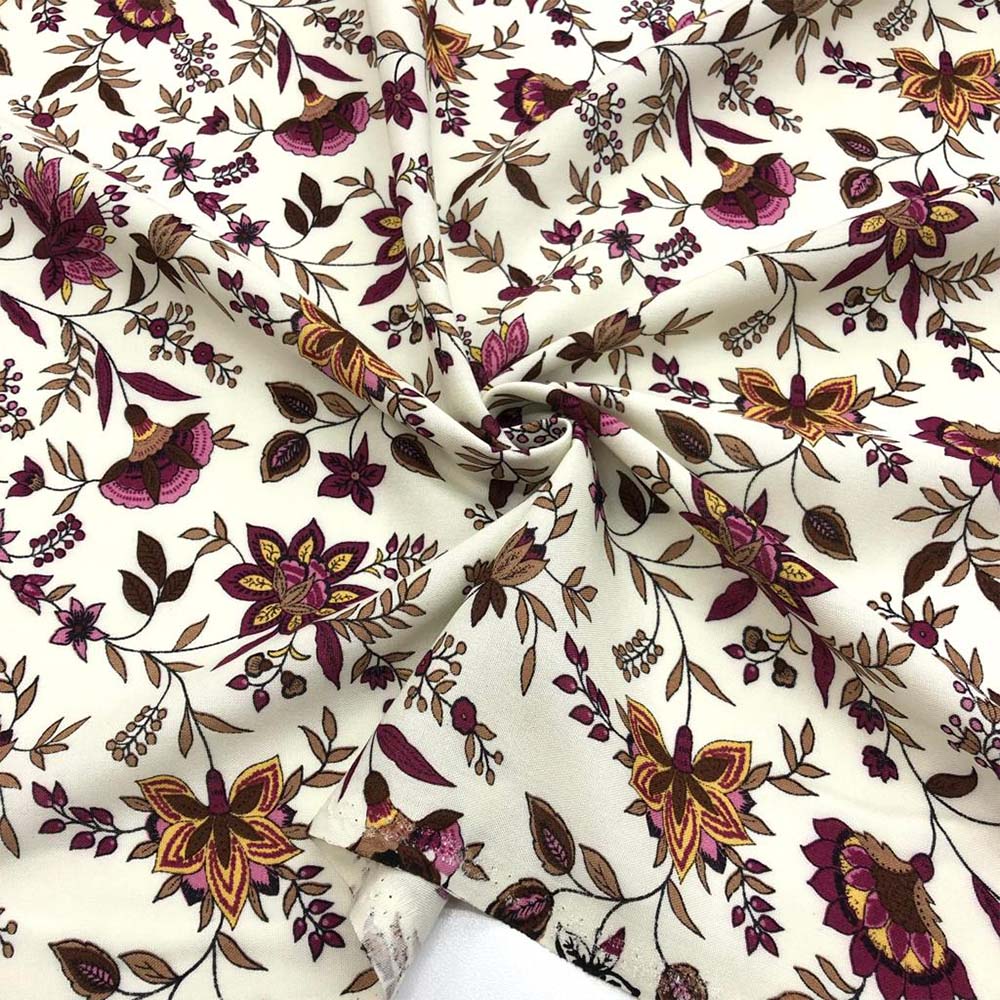 Desenli Viskon Kumaş Desenli Viskon Kumaş