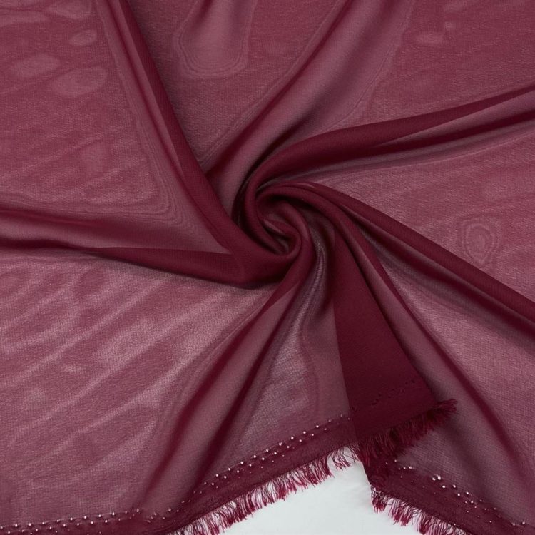 Multi Şifon Kumaş Bordo