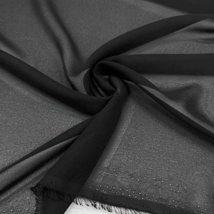 Multi Şifon Kumaş Siyah