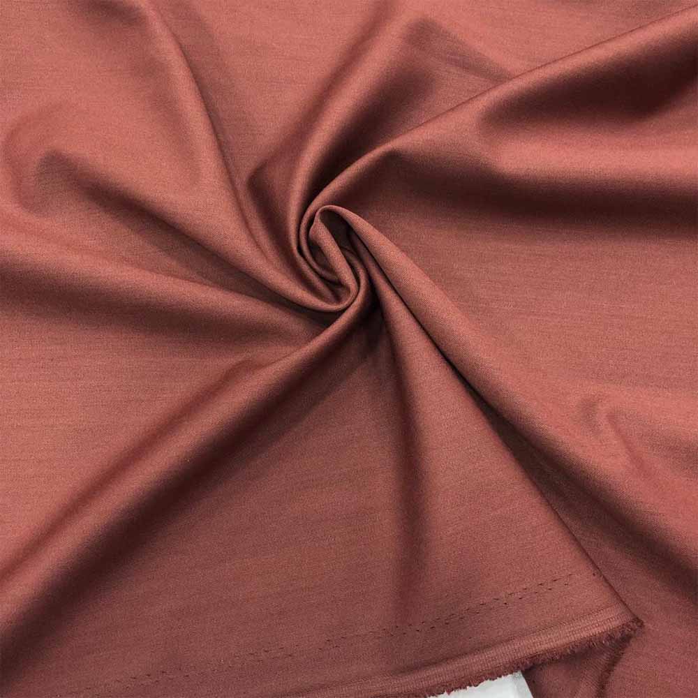 Dökümlü Gabardin Kumaş Kiremit Dökümlü Gabardin Kumaş Kiremit