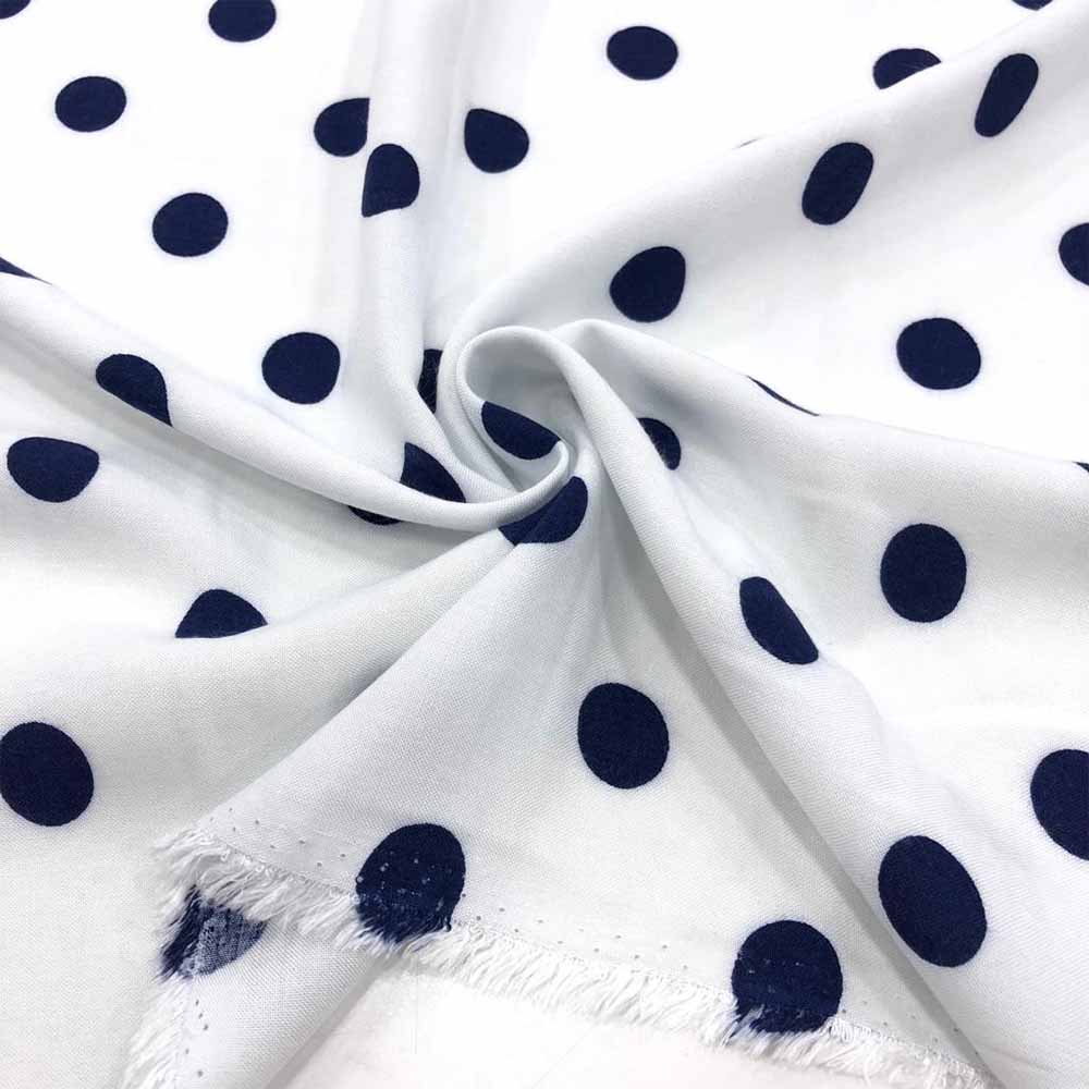 Puantiyeli Viskon Kumaş Puantiyeli Viskon Kumaş