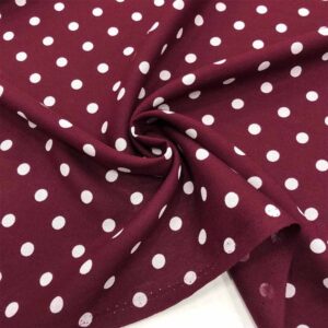 Puantiyeli Viskon Kumaş