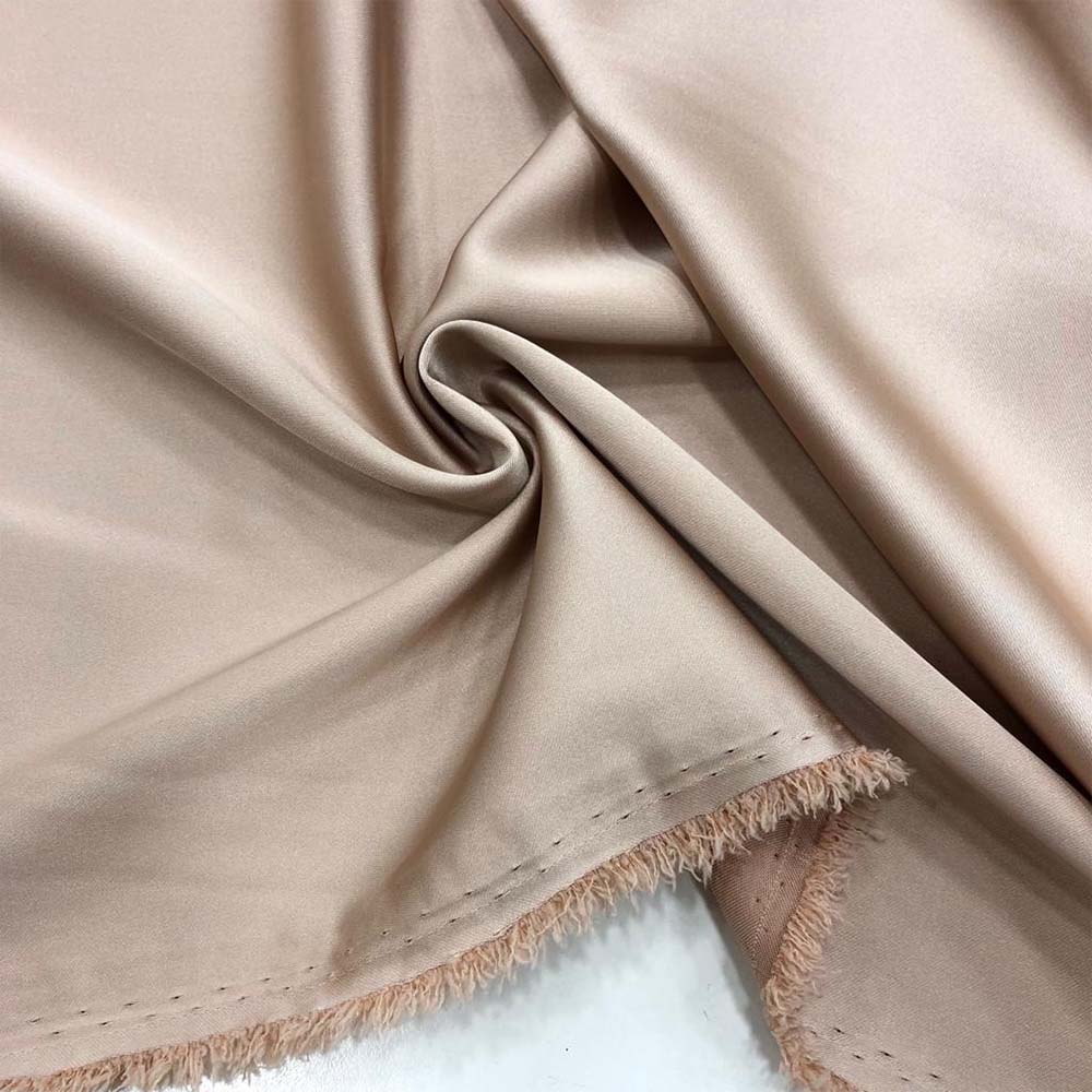Asetat Saten Kumaş Bej Asetat Saten Kumaş Bej