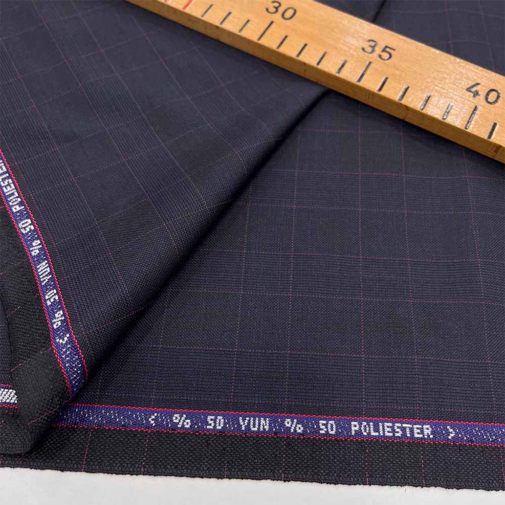 Ekose Altınyıldız Kumaş Lacivert Ekose Altınyıldız Kumaş Lacivert