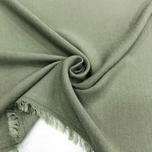 Kırışmayan Keten Kumaş Yeşil