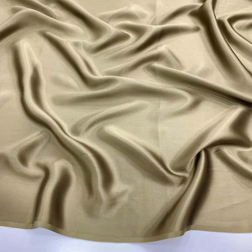 % 100 İpek Saten Kumaş Gold Rengi % 100 İpek Saten Kumaş Gold Rengi