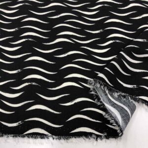 Desenli Viskon Kumaş