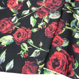 İpek Desenli Saten Kumaş