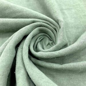 Çift Kat Müslin Kumaş Çağla Yeşili