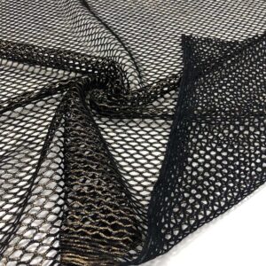 Çift Taraflı File Kumaş Bakır-Siyah