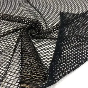 Çift Taraflı File Kumaş Bakır-Siyah
