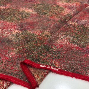 Desenli Belmando Viskon Kumaş