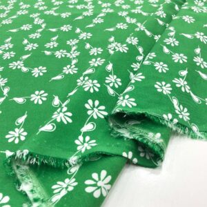 Desenli Viskon Kumaş