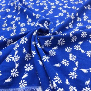 Desenli Viskon Kumaş