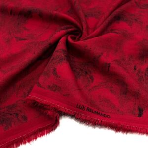 Desenli Belmendo Viskon Kumaş