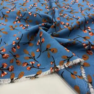 Desenli Viskon Kumaş Desenli Viskon Kumaş