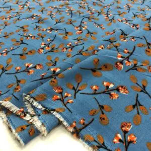 Desenli Viskon Kumaş